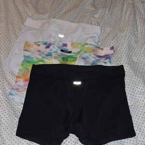 3 Pack Woxer Women's Panties Set - Black, White, Tie-Dye Baller and Baller Flex